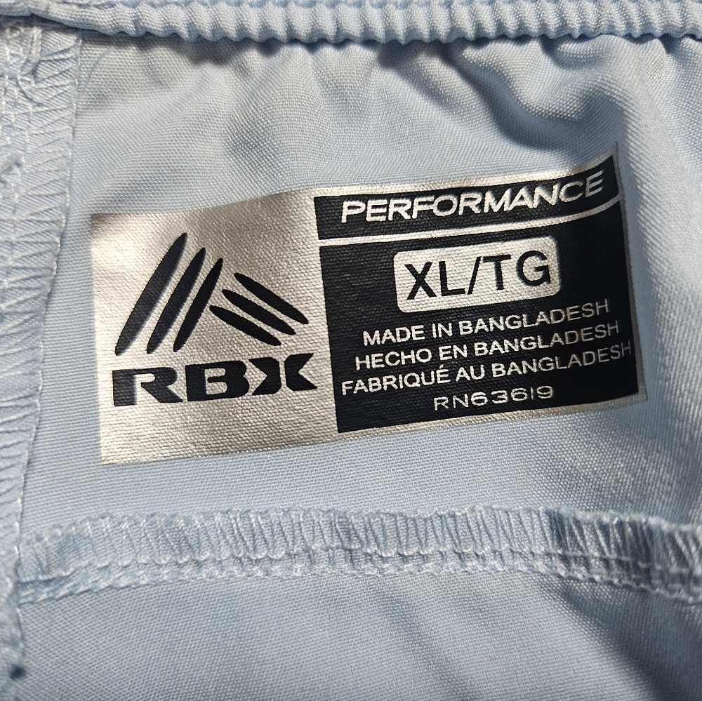 Light Blue Shorts RBX Mens XL Performance Training Activewear Sport Beachy NEW - Picture 9 of 10
